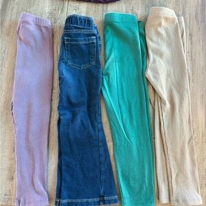 Cat & Jack 3T Pants -lot of 4 EUC